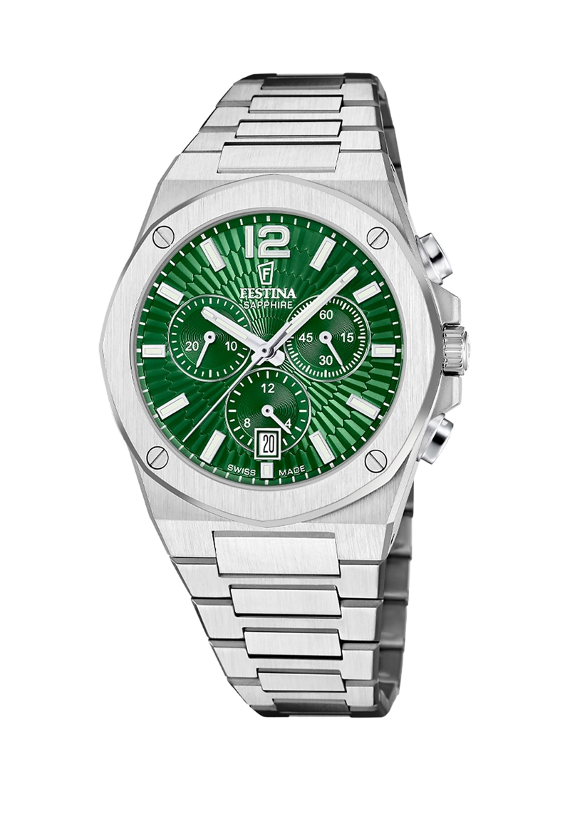 RELOJ F22002/3 FESTINA SWISS VERDE HOMBRE VALLEY - 1