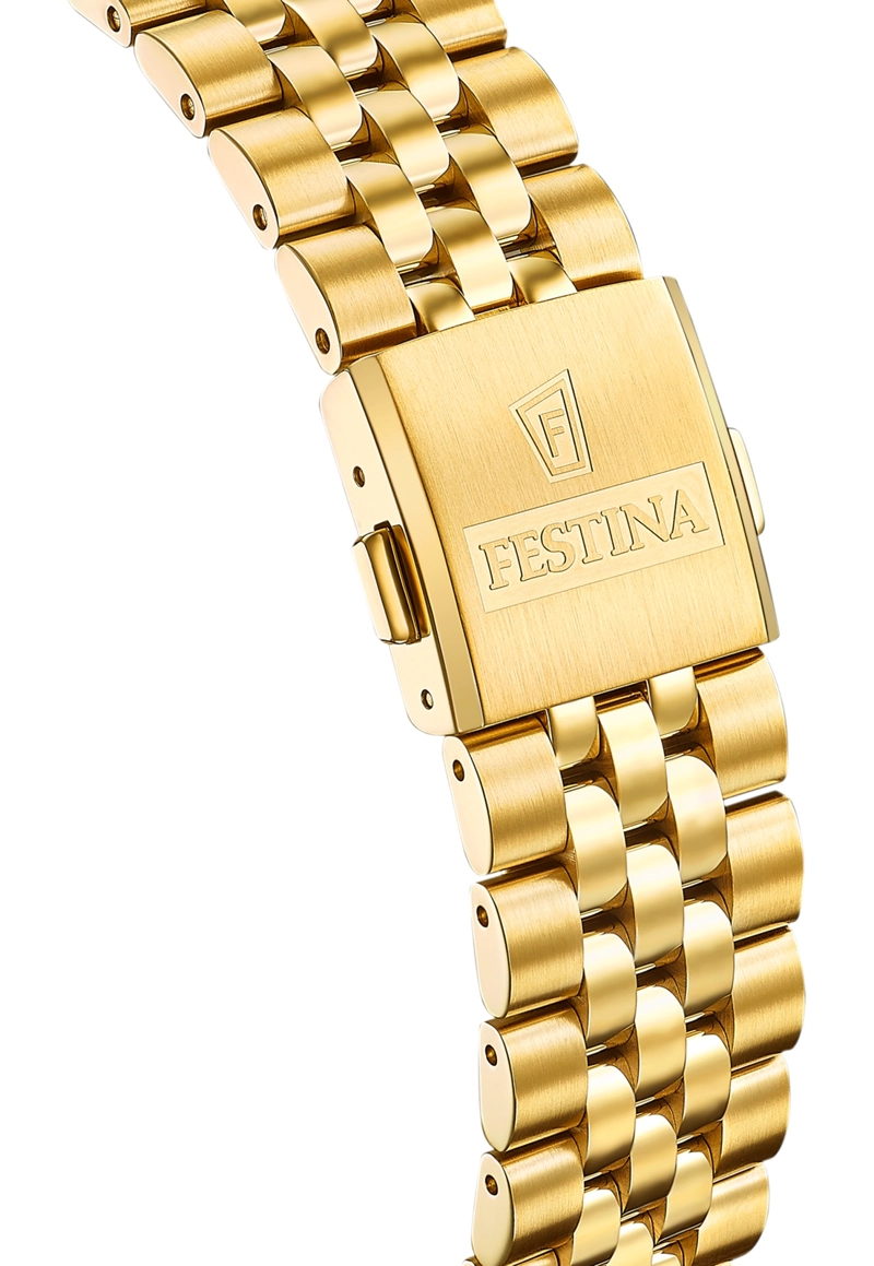 RELOJ F20092/2 FESTINA SWISS DORADO HOMBRE AUTOMATICO - 2