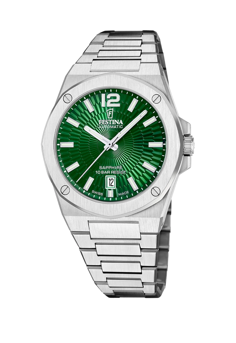 RELOJ F22004/3 FESTINA SWISS VERDE HOMBRE AUTOMATICO - 1