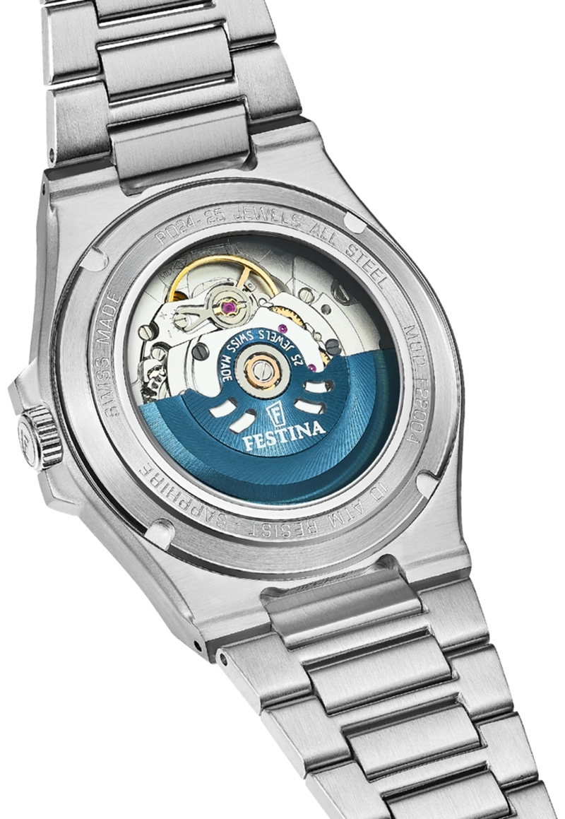 RELOJ F22004/3 FESTINA SWISS VERDE HOMBRE AUTOMATICO - 4