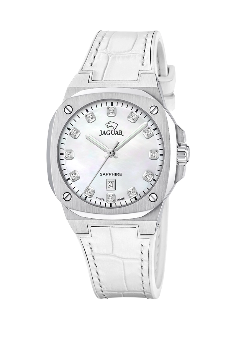 RELOJ J1032/6 JAGUAR SWISS BLANCO MUJER RONDCARRE - 1