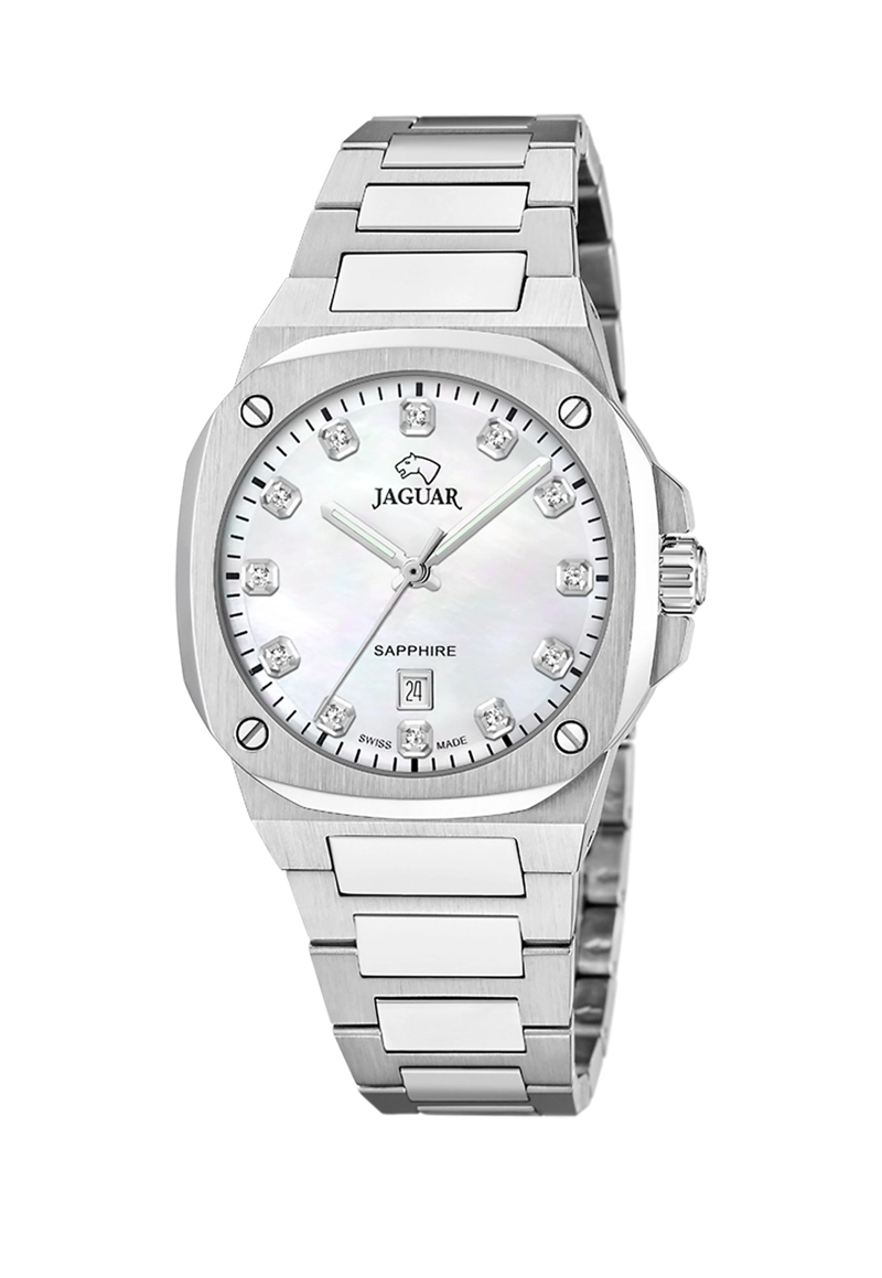 RELOJ J1027/5 JAGUAR SWISS BLANCO MUJER RONDCARRE - 1