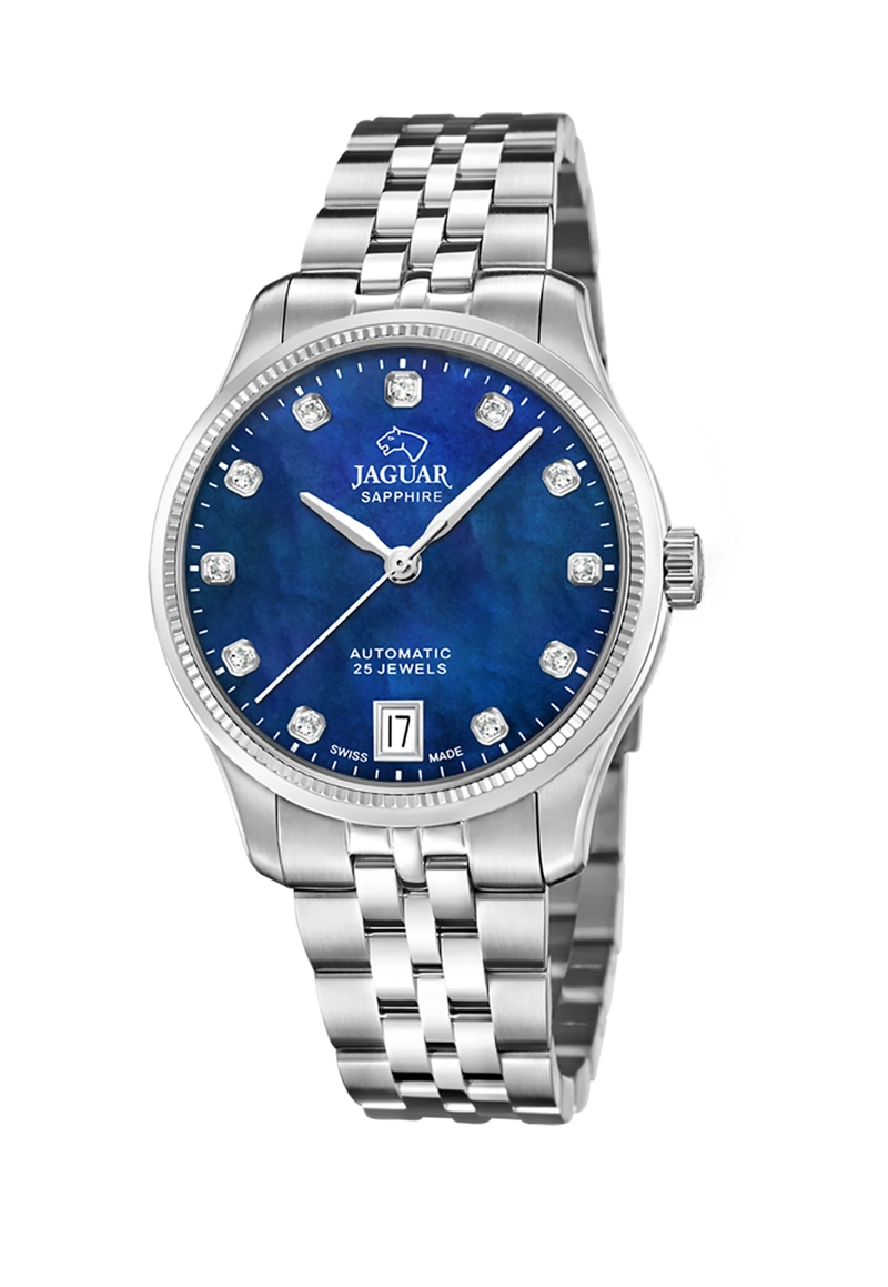 RELOJ J1000/5 JAGUAR SWISS AZUL MUJER AUTOMATICO - 1