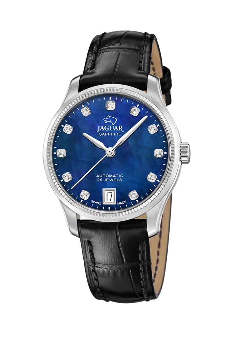 RELOJ J1000/5 JAGUAR SWISS AZUL MUJER AUTOMATICO - 3
