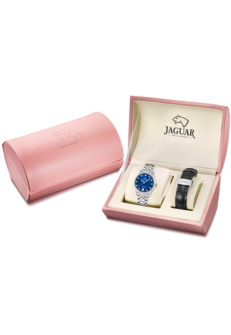 RELOJ J1000/5 JAGUAR SWISS AZUL MUJER AUTOMATICO - 6