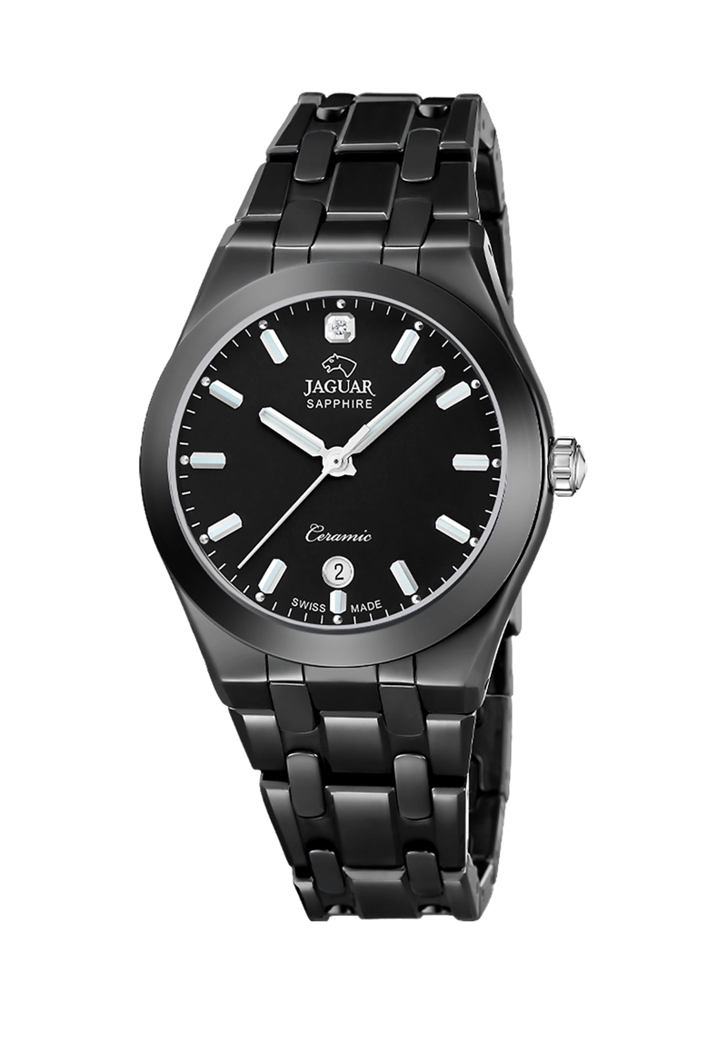RELOJ J1052/1 JAGUAR SWISS NEGRO MUJER CERAMIC - 1