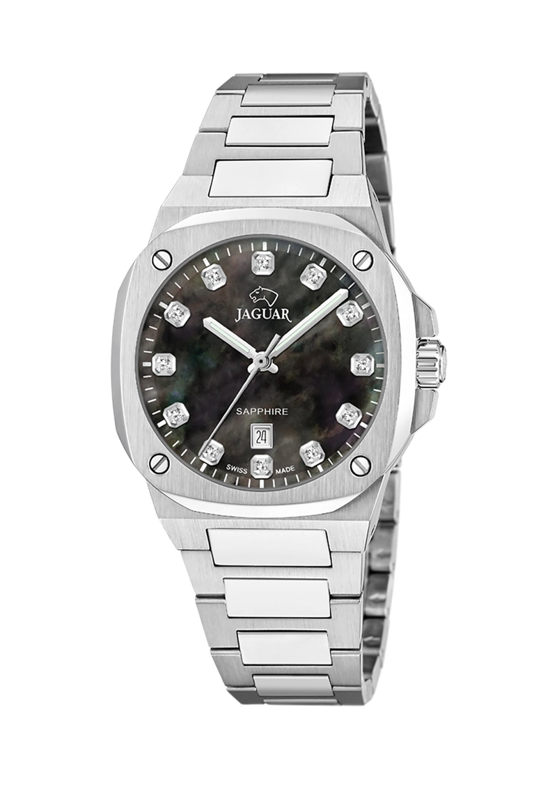 RELOJ J1027/8 JAGUAR SWISS NEGRO MUJER RONDCARRE - 1