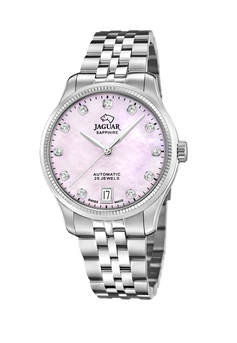 RELOJ J1000/4 JAGUAR SWISS ROSA MUJER AUTOMATICO - 1
