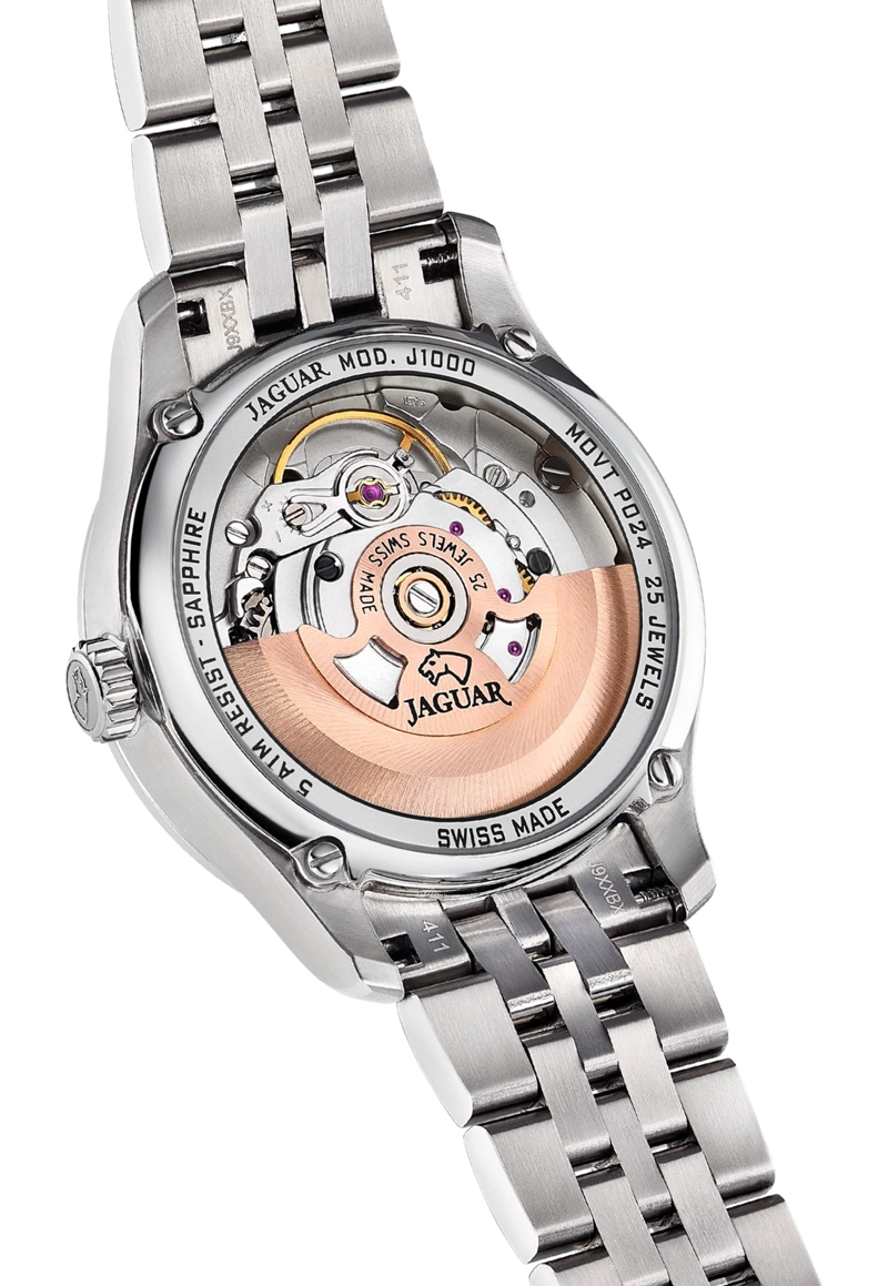 RELOJ J1000/4 JAGUAR SWISS ROSA MUJER AUTOMATICO - 4