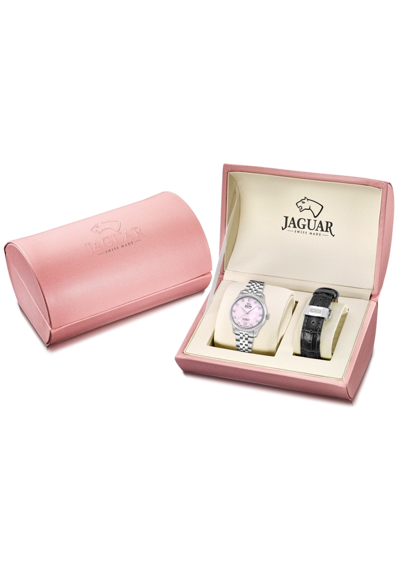 RELOJ J1000/4 JAGUAR SWISS ROSA MUJER AUTOMATICO - 6
