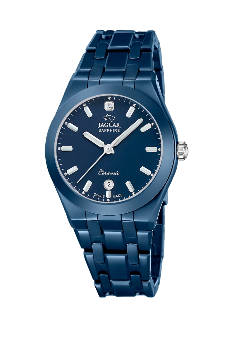 RELOJ J1051/1 JAGUAR SWISS AZUL MUJER CERAMIC - 1