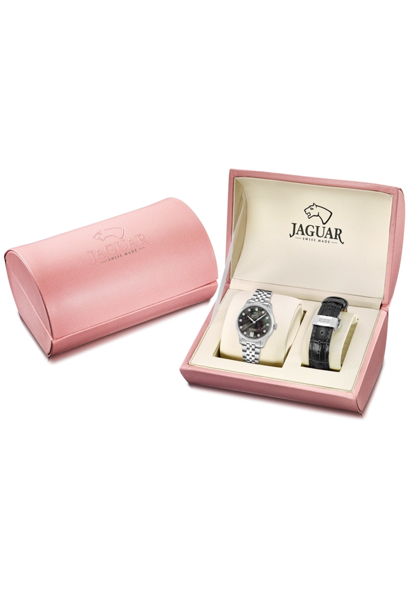 RELOJ J1000/6 JAGUAR SWISS NEGRO MUJER AUTOMATICO - 6