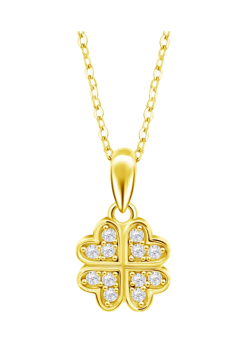 COLLAR LP3052-1/2 LOTUS SILVER DORADO MUJER MYSTIC - 3