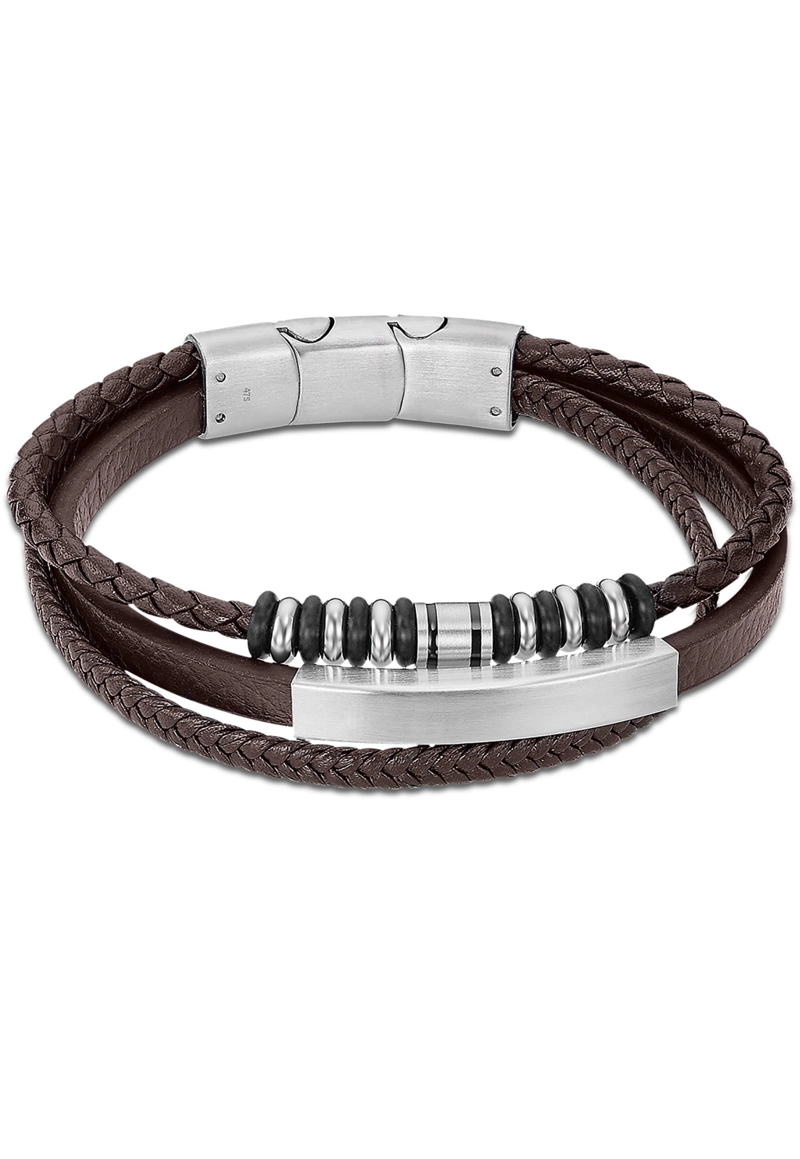 PULSERA LS2592-2/2 LOTUS STYLE MARRON HOMBRE URBAN MAN - 1