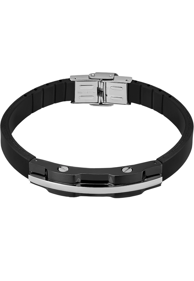 PULSERA LS2587-2/1 LOTUS STYLE NEGRO HOMBRE MEN IN BLACK - 1