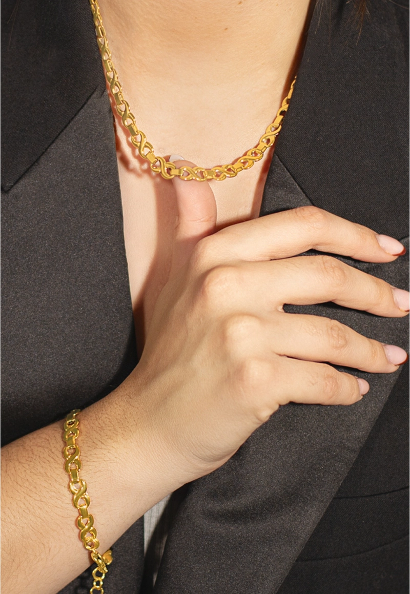 COLLAR LS2578-1/2 LOTUS STYLE DORADO MUJER URBAN WOMAN - 2