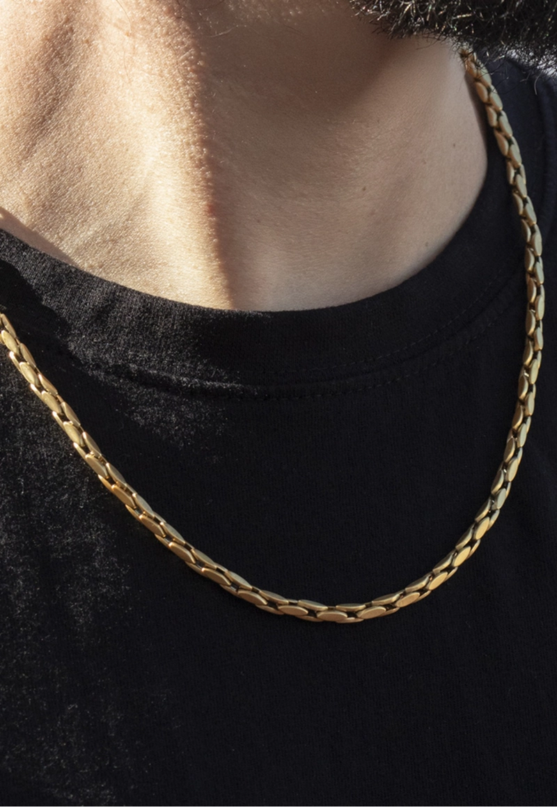 COLLAR LS2598-1/2 LOTUS STYLE DORADO HOMBRE URBAN MAN - 2