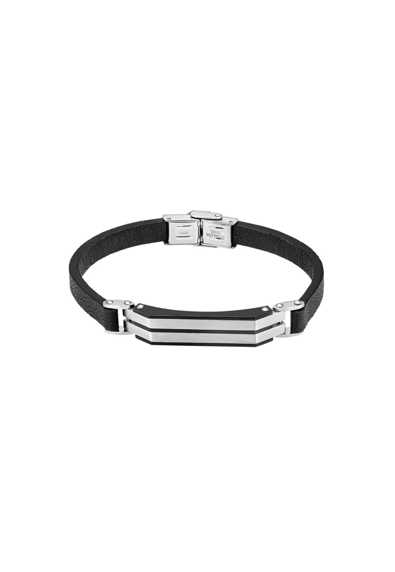 PULSERA LS2586-2/1 LOTUS STYLE NEGRO HOMBRE MEN BASIC