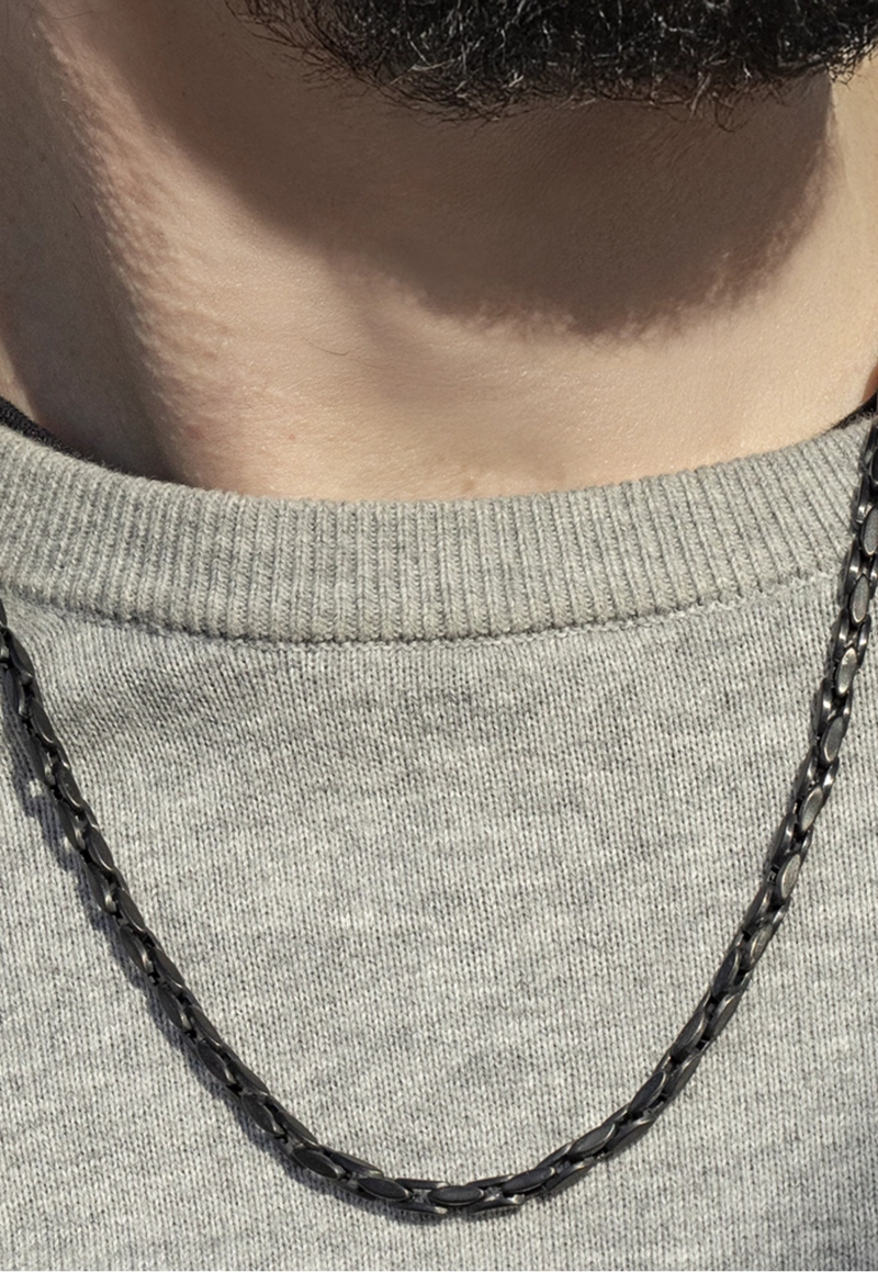 COLLAR LS2598-1/3 LOTUS STYLE NEGRO HOMBRE URBAN MAN - 2