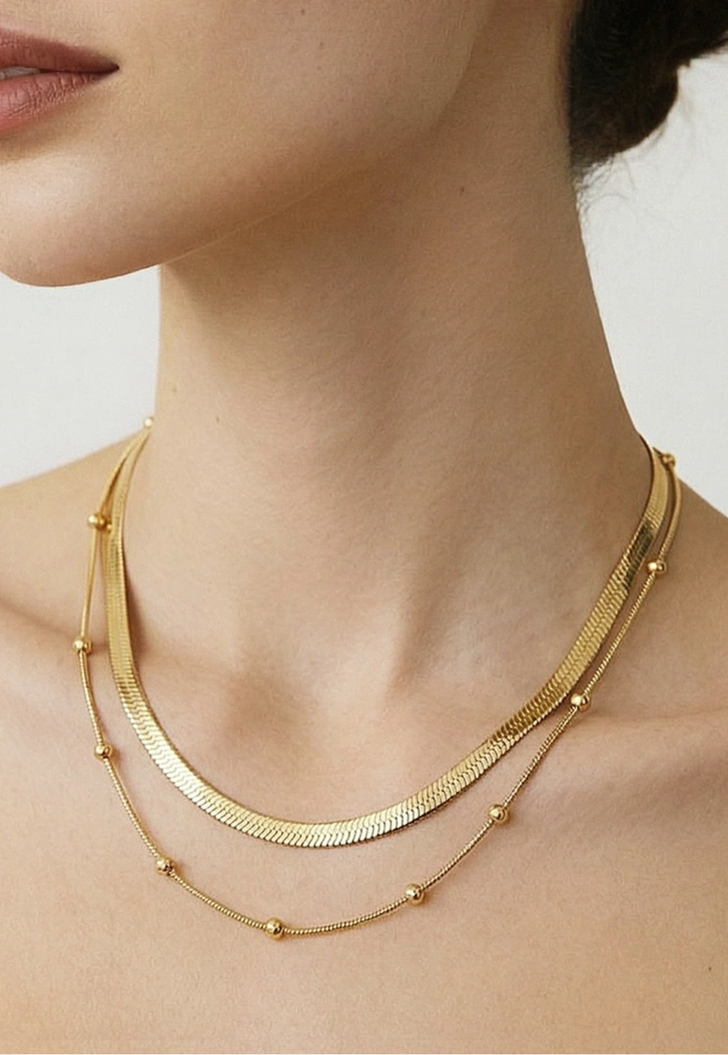 COLLAR LS2557-1/2 LOTUS STYLE DORADO MUJER URBAN WOMAN - 2