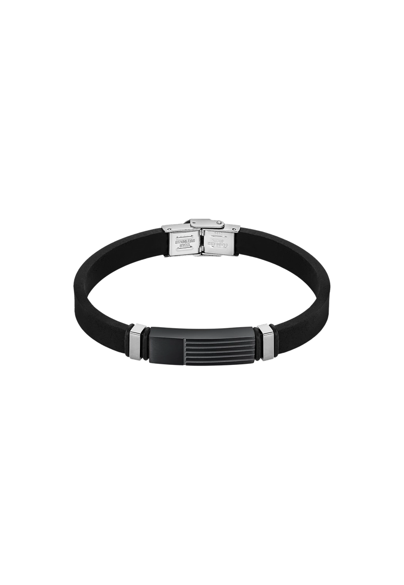 PULSERA LS2541-2/2 LOTUS STYLE NEGRO HOMBRE MEN BASIC - 1
