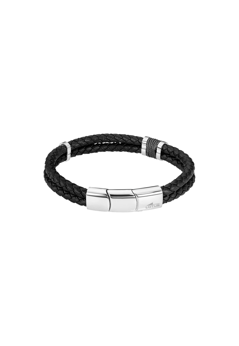 PULSERA LS2529-2/1 LOTUS STYLE NEGRO HOMBRE URBAN MAN - 1