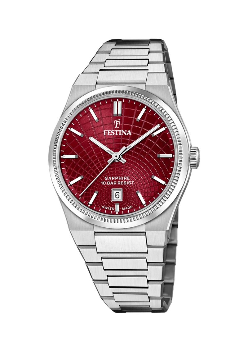 RELOJ F20051/7 FESTINA SWISS ROJO HOMBRE RIVE COLLECTION - 1