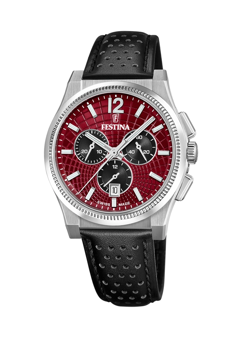 RELOJ F20060/5 FESTINA SWISS ROJO HOMBRE RIVE COLLECTION - 1