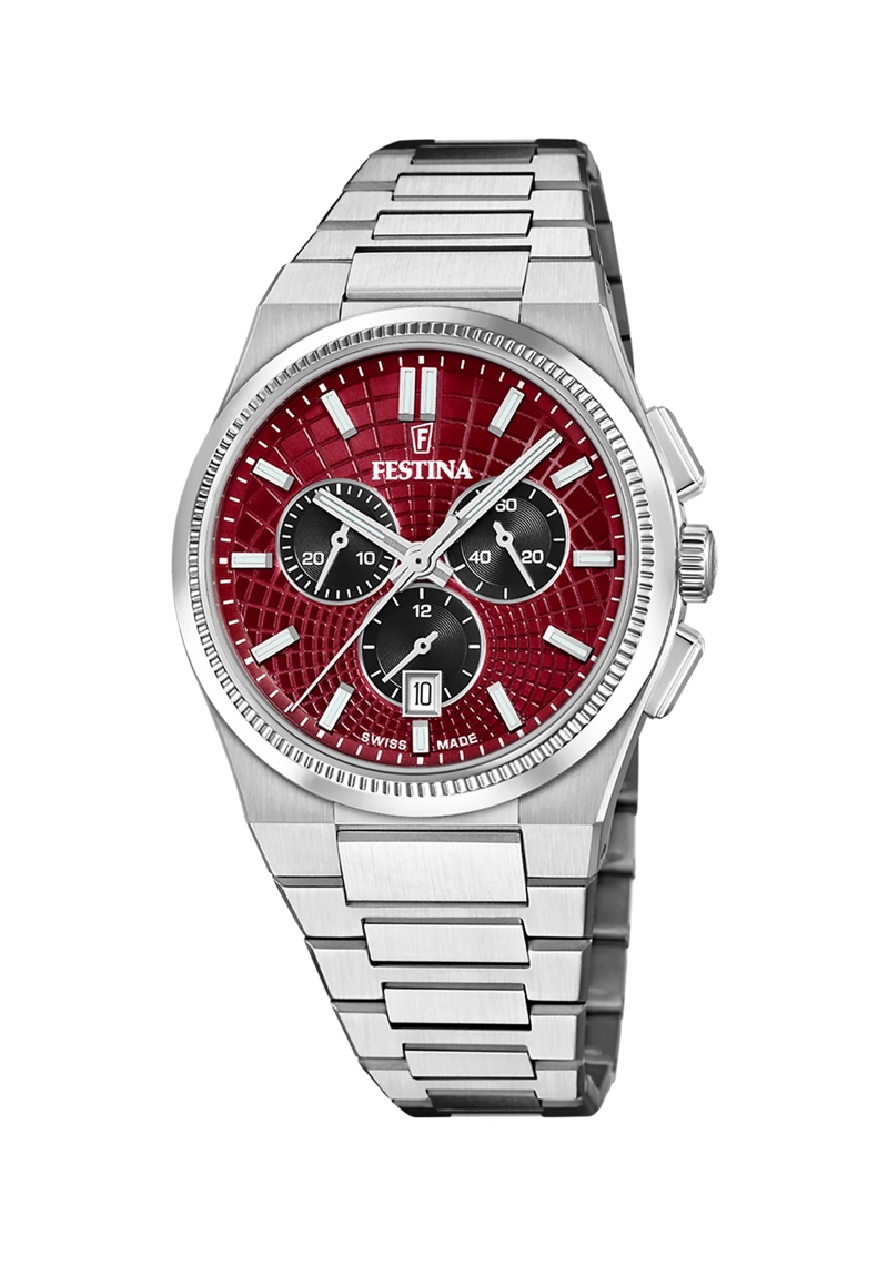 RELOJ F20059/5 FESTINA SWISS ROJO HOMBRE RIVE COLLECTION - 1