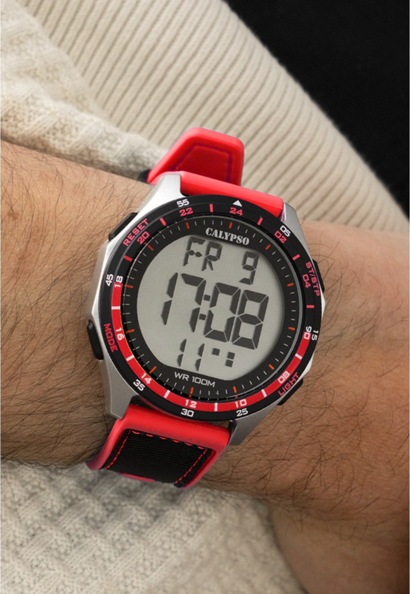 RELOJ K5887/1 CALYPSO ROJO HOMBRE DIGITANA FOR MAN - 2