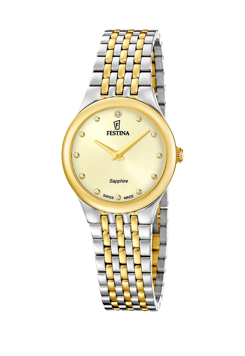RELOJ F20097/2 FESTINA SWISS DORADO MUJER GRACE - 1