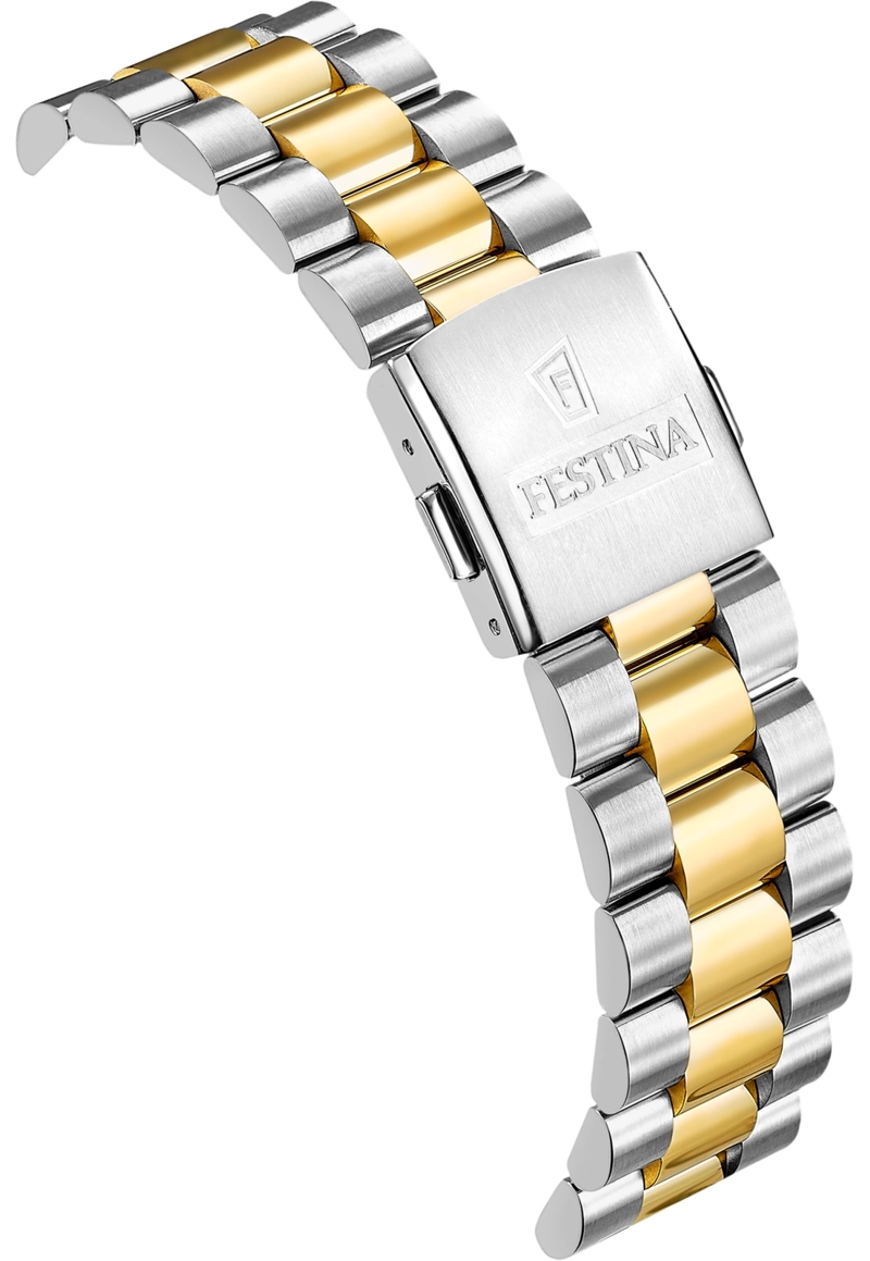 RELOJ F20085/A FESTINA SWISS DORADO HOMBRE ACERO CLASICO - 2