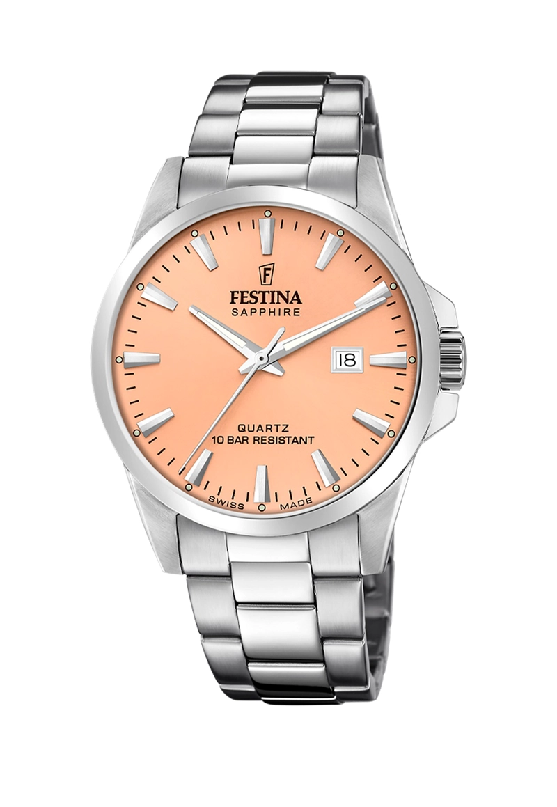 RELOJ F20024/8 FESTINA SWISS CAFE  HOMBRE ACERO CLASICO - 1