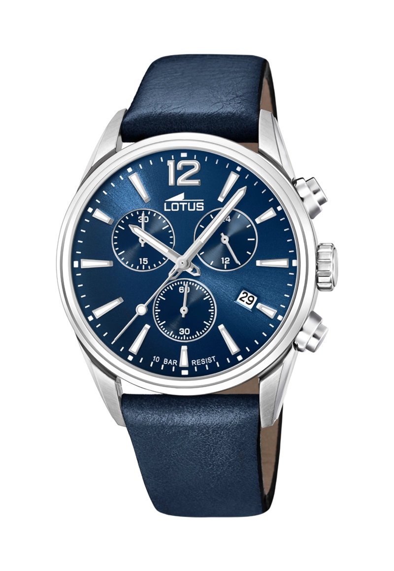 RELOJ 18691/1 LOTUS AZUL HOMBRE CHRONO - 1