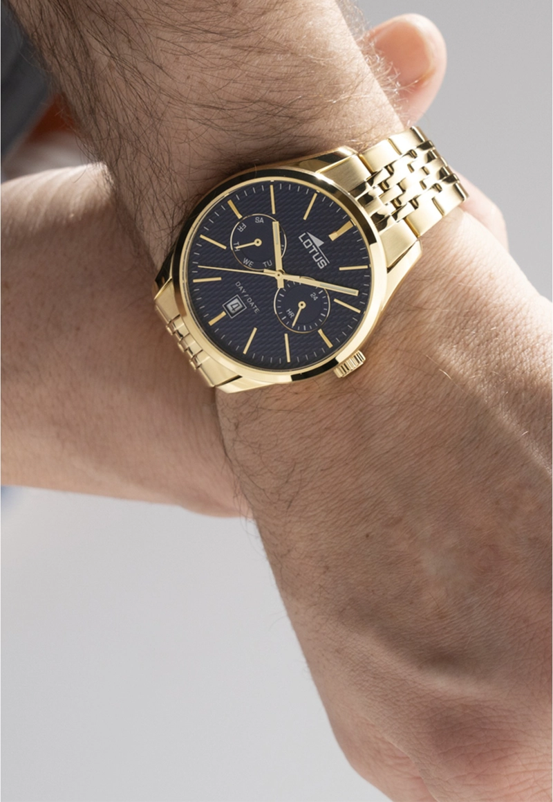 RELOJ 19074/2 LOTUS AZUL HOMBRE MULTIFUNCION - 2