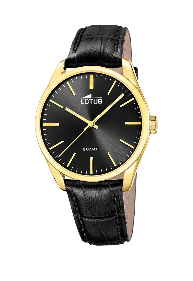 RELOJ 19067/4 LOTUS NEGRO HOMBRE MINIMALIST - 1