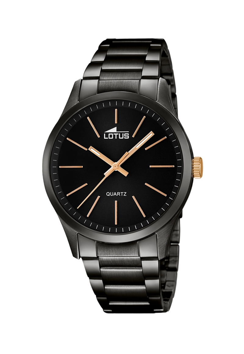 RELOJ 18162/2 LOTUS NEGRO HOMBRE MINIMALIST - 1