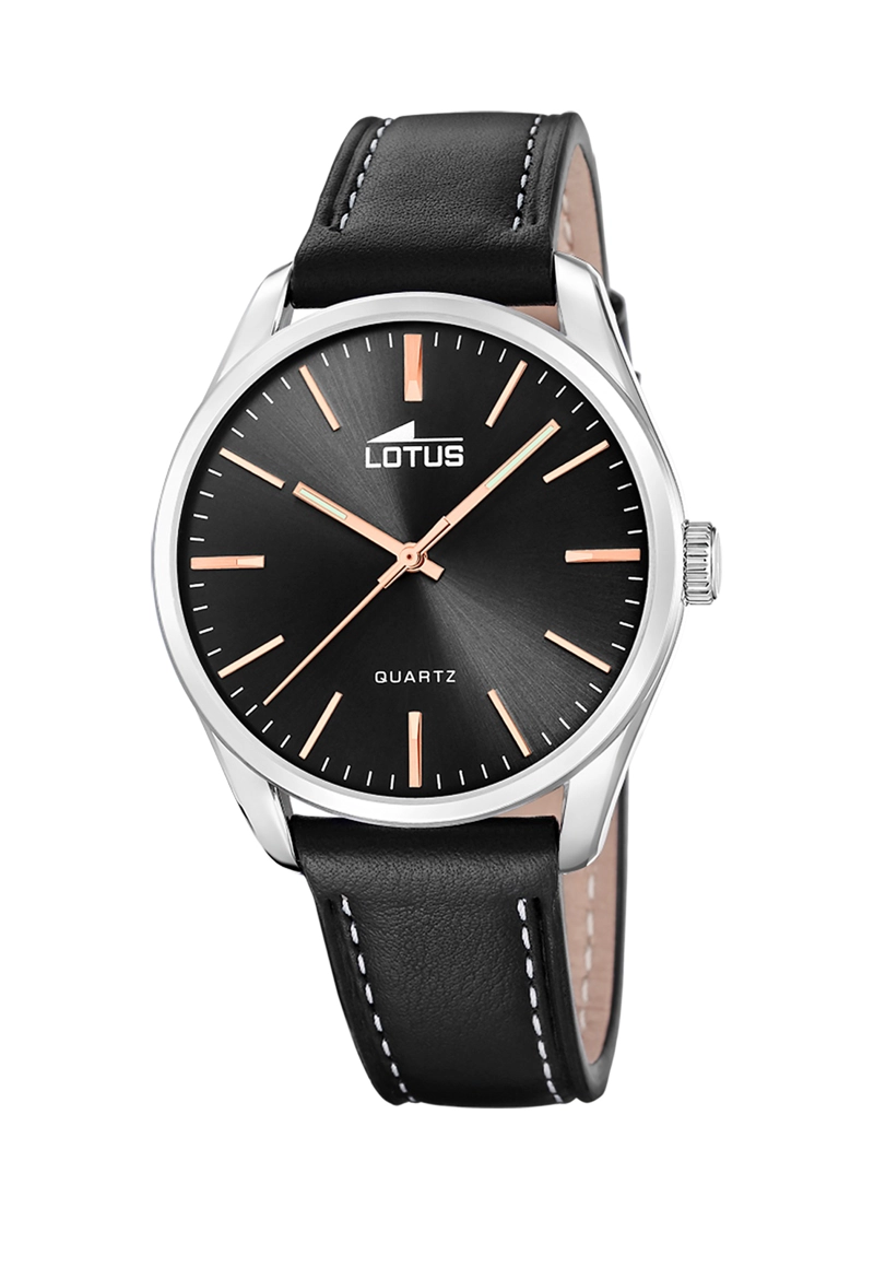 RELOJ 19065/4 LOTUS NEGRO HOMBRE MINIMALIST
