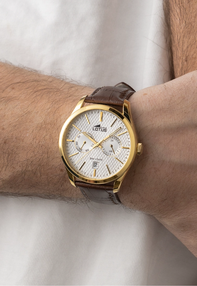 RELOJ 19075/1 LOTUS GRIS HOMBRE MULTIFUNCION - 2