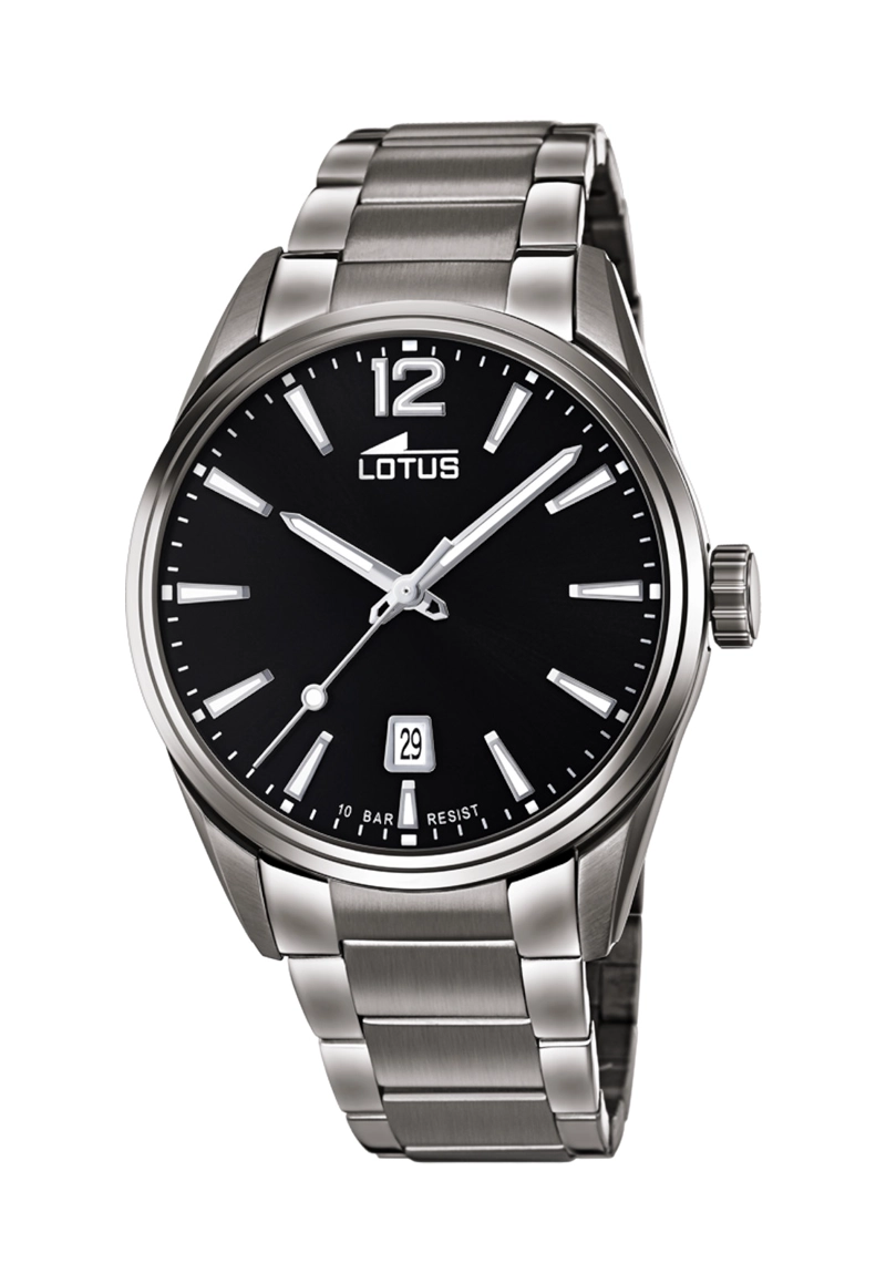 RELOJ 18684/3 LOTUS NEGRO HOMBRE MINIMALIST - 1