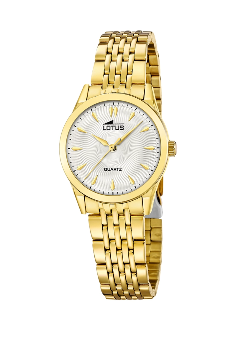 RELOJ 19059/1 LOTUS PLATEADO MUJER ACERO CLASICO - 1