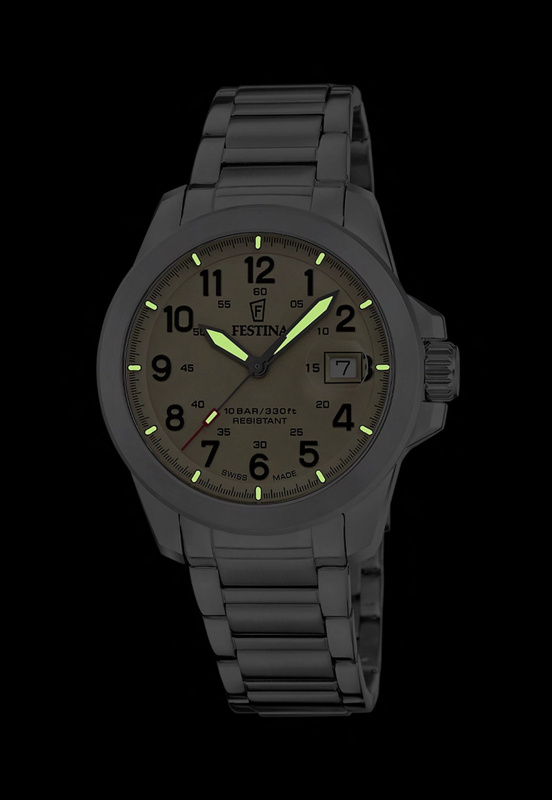 RELOJ F20081/1 FESTINA SWISS MARRON HOMBRE FIELD WATCHES - 2
