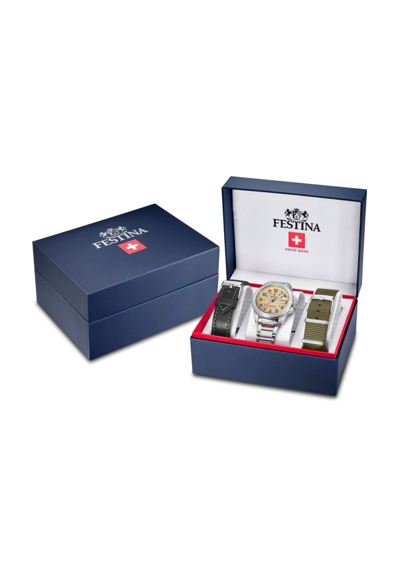 RELOJ F20081/1 FESTINA SWISS MARRON HOMBRE FIELD WATCHES - 3