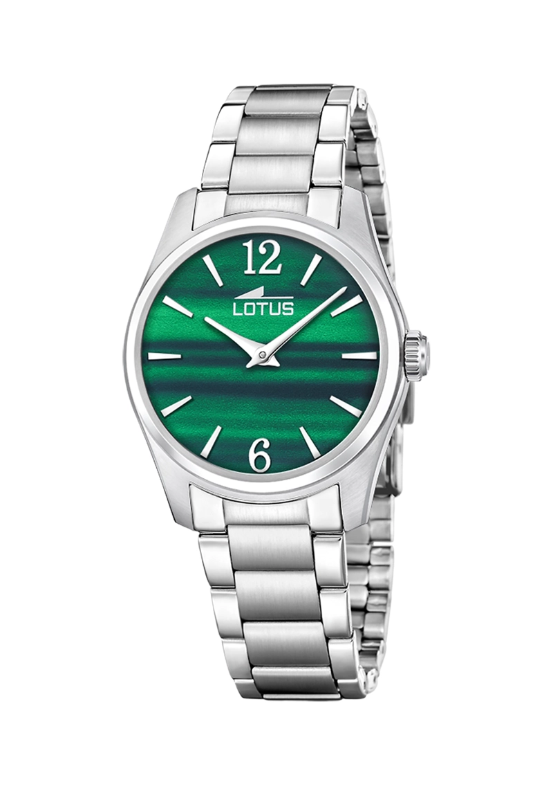 RELOJ 19061/5 LOTUS VERDE MUJER ACERO CLASICO - 1