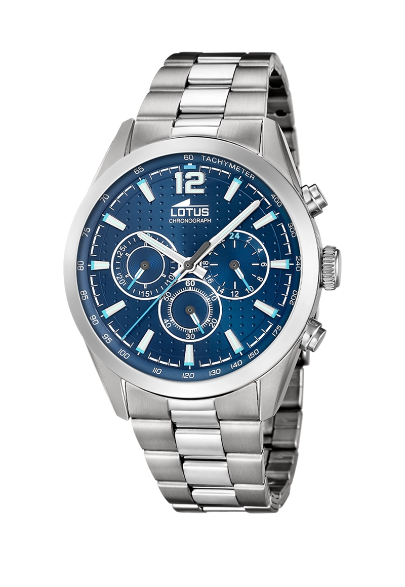 RELOJ 18152/C LOTUS AZUL HOMBRE CHRONO - 1