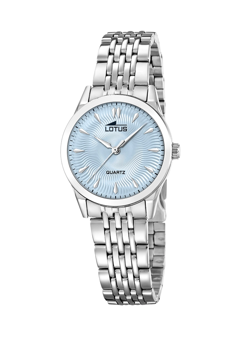 RELOJ 19058/3 LOTUS AZUL MUJER ACERO CLASICO - 1
