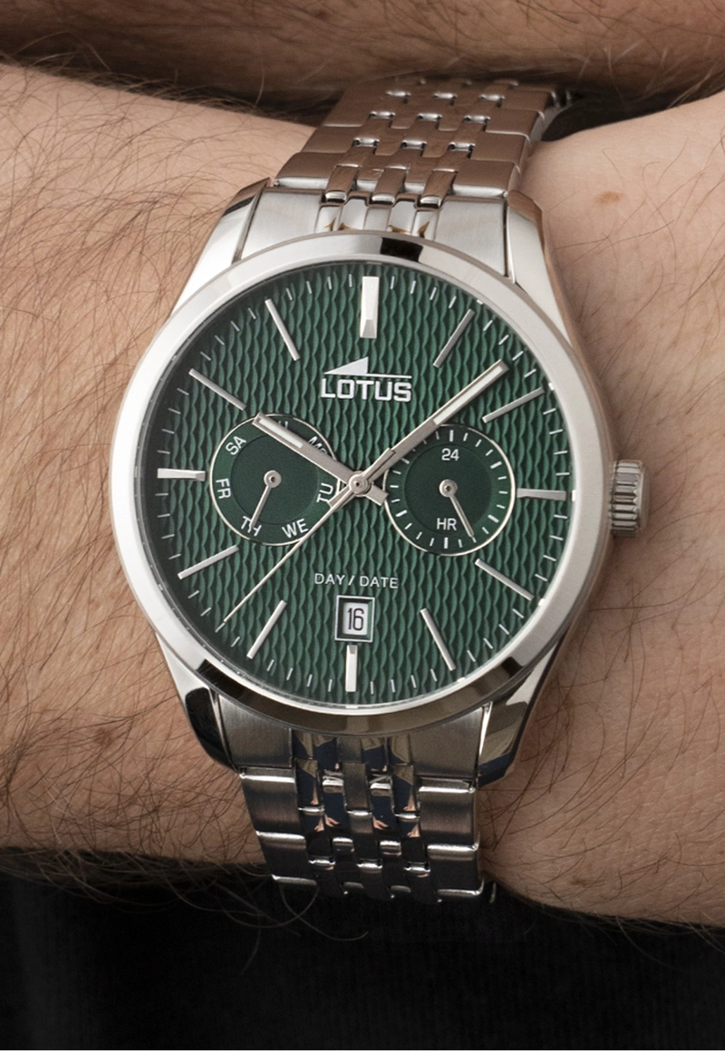 RELOJ 19072/3 LOTUS VERDE HOMBRE MULTIFUNCION - 2