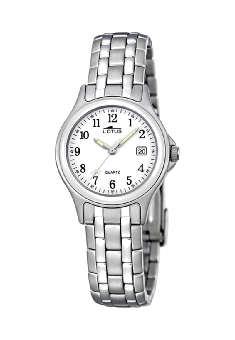 RELOJ 15151/A LOTUS BLANCO MUJER ACERO CLASICO - 1