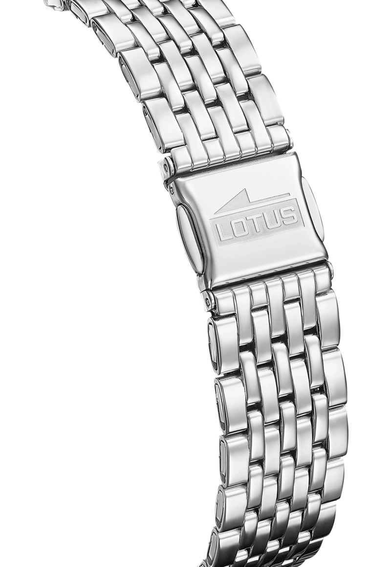 RELOJ 19056/2 LOTUS PLATEADO HOMBRE ACERO CLASICO - 2