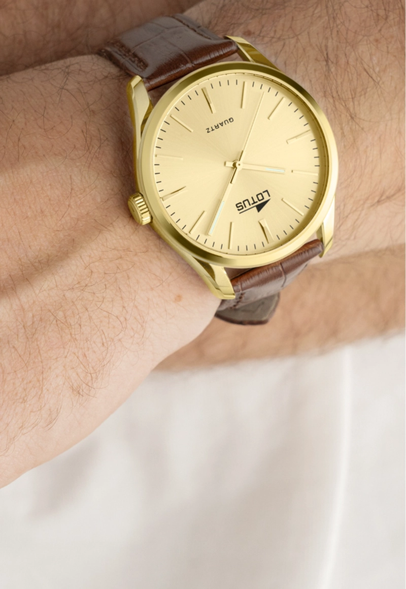 RELOJ 19067/1 LOTUS DORADO HOMBRE MINIMALIST - 2